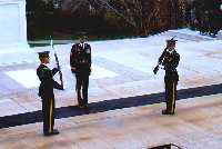 Guard Changing Ceremony am Tomb of the Unknown