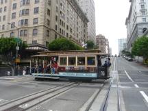 Kreuzung aller Cable Car Linien an der Ecke Powell/California