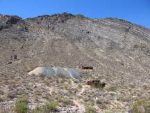 Geisterstadt Leadfield an der Titus Canyon Road