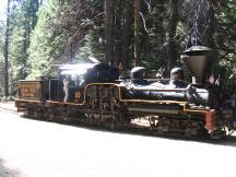 Waldeisenbahnlok Typ "Shay" der Sugar Pine Railroad