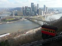 Duquesne Incline Railroad in Pittsburgh, PA