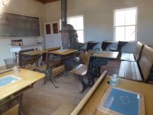 Klassenzimmer des Schulhauses von Fruita im Capitol Reef NP