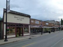 Railroad Ave (Hauptstraße) in Snoqualmie, WA