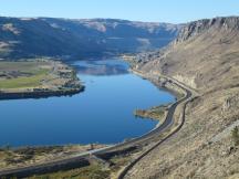 Columbia River Valley östlich von Chelan, Washington