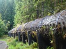 unsichte Druckleitung zum Wasserkraftwerk