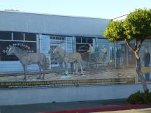 Wandzeichnung (Mural) in Crescent City, Kalifornien