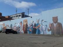 Wandzeichnung (Mural) in Eureka, CA